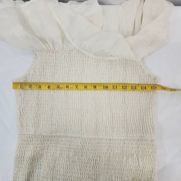 Simplee Size XL Off The Shoulder Ruffle Bodycon Maxi Dress - Picture 3 of 6